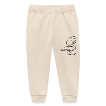 Bester Papa und Sohn Illustration - Baby Organic Jogginghose Baby Tumbler von Stanley/Stella - Natur - Vorne