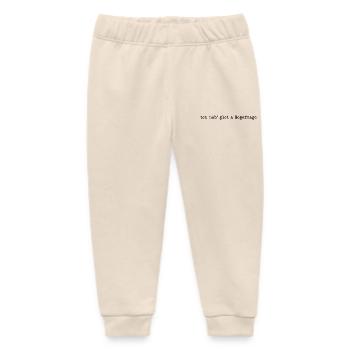 Gegafrage Gegenfrage - Baby Organic Jogginghose Baby Tumbler von Stanley/Stella - Natur - Vorne