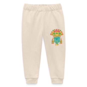 Aztec God Ancient Mythology Tlaloc - Baby Organic Sweatpants by Stanley/Stella - soft Ecru - Front