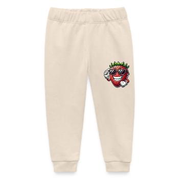 Coole Erdbeere Sonnenbrille Fruchtiges Design - Baby Organic Jogginghose Baby Tumbler von Stanley/Stella - Natur - Vorne