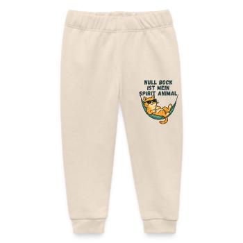 Katze Hängematte Spirit Animal - Baby Organic Jogginghose Baby Tumbler von Stanley/Stella - Natur - Vorne