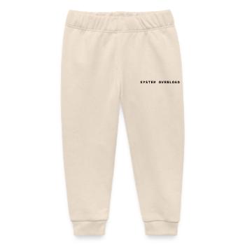 SYSTEM OVERLOAD - Baby Organic Sweatpants by Stanley/Stella - soft Ecru - Front