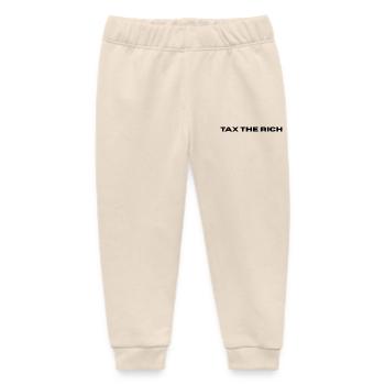 TAX_THE_RICH - Baby Organic Jogginghose Baby Tumbler von Stanley/Stella - Natur - Vorne