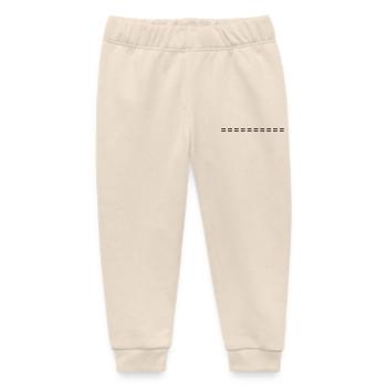 Line dashed symbol stroke - Baby Organic Sweatpants by Stanley/Stella - soft Ecru - Front