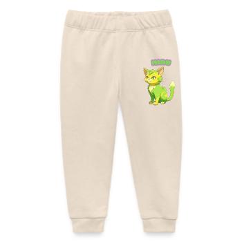 Miau - Baby Organic Jogginghose Baby Tumbler von Stanley/Stella - Natur - Vorne