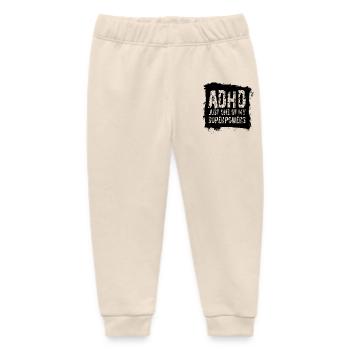ADHD - Baby Organic Sweatpants by Stanley/Stella - soft Ecru - Front
