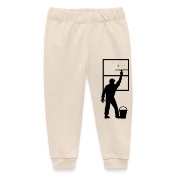 Window cleaner - Baby Organic Sweatpants by Stanley/Stella - soft Ecru - Front