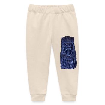 Gorila blau - Baby Organic Jogginghose Baby Tumbler von Stanley/Stella - Natur - Vorne