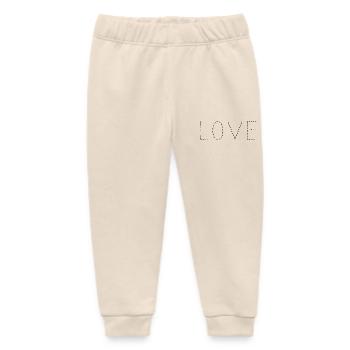 LOVE - Baby Organic Jogginghose Baby Tumbler von Stanley/Stella - Natur - Vorne