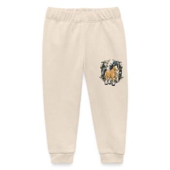 Gebirge Pferd Pferde Alpen Tirol Tiroler Hufeisen - Baby Organic Jogginghose Baby Tumbler von Stanley/Stella - Natur - Vorne