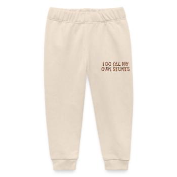 I do all my own stunts - Baby Organic Jogginghose Baby Tumbler von Stanley/Stella - Natur - Vorne