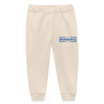 Nordkurve Fan Design - Baby Organic Sweatpants by Stanley/Stella - soft Ecru - Front