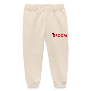Groom - Baby Organic Sweatpants by Stanley/Stella - soft Ecru - Front