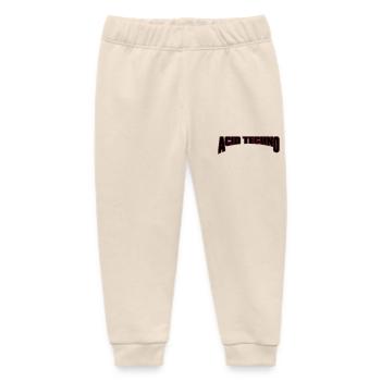 Acid Techno - Baby Organic Sweatpants by Stanley/Stella - soft Ecru - Front
