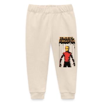Echoes of the Forgotten – Dark Horror Design - Baby Organic Sweatpants by Stanley/Stella - soft Ecru - Front