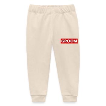 Groom - Baby Organic Sweatpants by Stanley/Stella - soft Ecru - Front