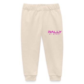 Rally my Sport 2 pink black - Baby Organic Sweatpants by Stanley/Stella - soft Ecru - Front