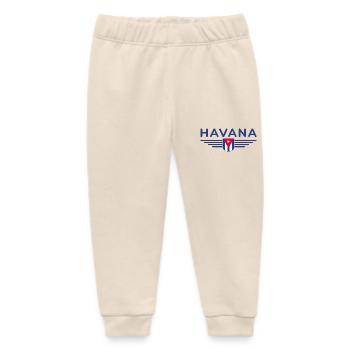 Havana Style – Perfect for fans - Baby Organic Sweatpants by Stanley/Stella - soft Ecru - Front