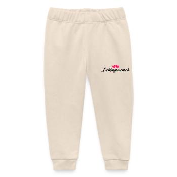 Favorite person - Baby Organic Sweatpants by Stanley/Stella - soft Ecru - Front