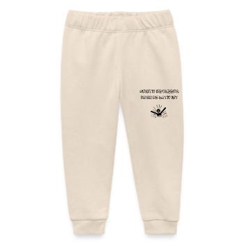 Grammatik unter Druck - Baby Organic Jogginghose Baby Tumbler von Stanley/Stella - Natur - Vorne