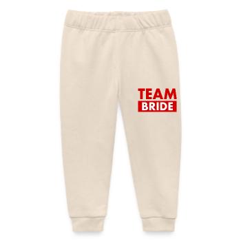 Team bride - Baby Organic Jogginghose Baby Tumbler von Stanley/Stella - Natur - Vorne