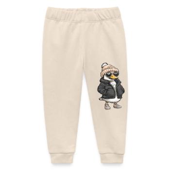 Goose Winter - Baby Organic Sweatpants by Stanley/Stella - soft Ecru - Front