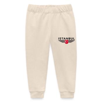 Turkey Ankara Türkiye Istanbul T Shirt Design - Baby Organic Sweatpants by Stanley/Stella - soft Ecru - Front