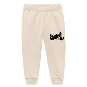 mottorrad bike - Baby Organic Jogginghose Baby Tumbler von Stanley/Stella - Natur - Vorne