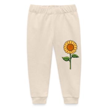 Sonnenblume - Baby Organic Jogginghose Baby Tumbler von Stanley/Stella - Natur - Vorne