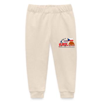 Tschechien Flagge Basketball Eisenbahn - Baby Organic Jogginghose Baby Tumbler von Stanley/Stella - Natur - Vorne