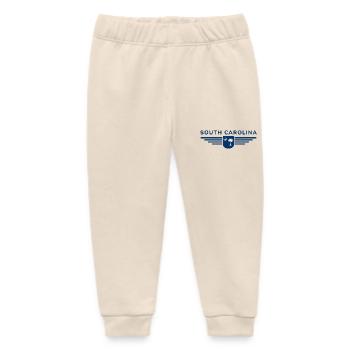South Carolina Fan T-Shirt – For real fans! - Baby Organic Sweatpants by Stanley/Stella - soft Ecru - Front