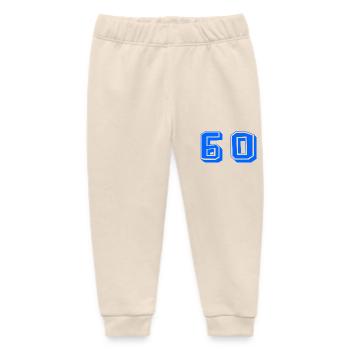60 YEARS. 60th ANNIVERSARY. ANNIVERSARY 60 YEARS. 60 - Baby Organic Sweatpants by Stanley/Stella - soft Ecru - Front