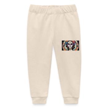 LA CATRINA DELUXE - Baby Organic Sweatpants by Stanley/Stella - soft Ecru - Front