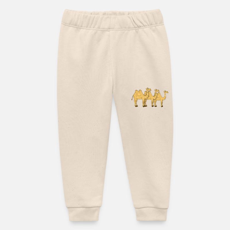 Chameaux - Pantalon de jogging bébé bio Stanley/Stella - écru doux