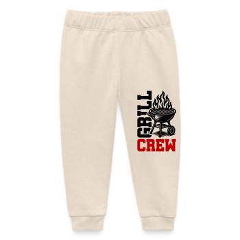 Grill Crew - Baby Organic Jogginghose Baby Tumbler von Stanley/Stella - Natur - Vorne
