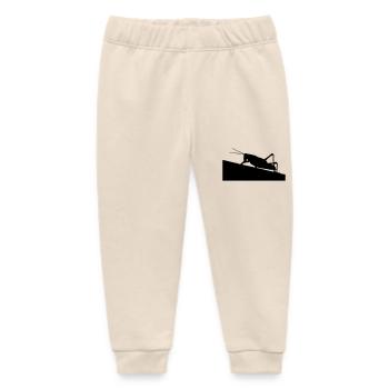grasshopper - Baby Organic Sweatpants by Stanley/Stella - soft Ecru - Front