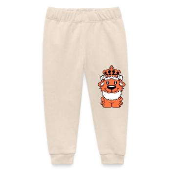 Hund Krone König Prinz Lord Herrscher Majestät - Baby Organic Jogginghose Baby Tumbler von Stanley/Stella - Natur - Vorne
