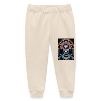 LA CATRINA DELUXE - Baby Organic Sweatpants by Stanley/Stella - soft Ecru - Front