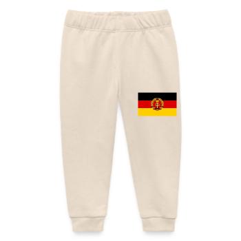 GDR flag - Baby Organic Sweatpants by Stanley/Stella - soft Ecru - Front