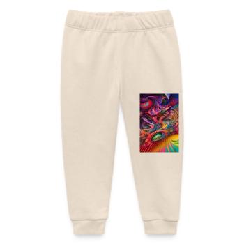 Abstrakte Kunst - Baby Organic Jogginghose Baby Tumbler von Stanley/Stella - Natur - Vorne