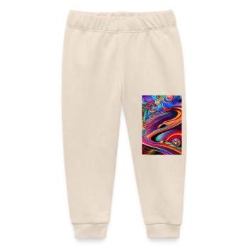 Abstrakte Kunst - Baby Organic Jogginghose Baby Tumbler von Stanley/Stella - Natur - Vorne