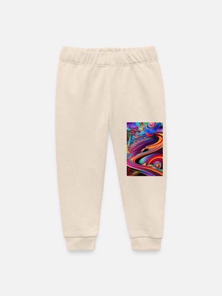 Abstrakte Kunst - Baby Organic Jogginghose Baby Tumbler von Stanley/Stella - Natur
