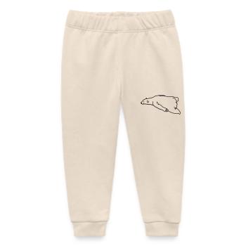 lazy_bear - Baby Organic Sweatpants by Stanley/Stella - soft Ecru - Front