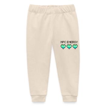 NPC Energy - Baby Organic Sweatpants by Stanley/Stella - soft Ecru - Front