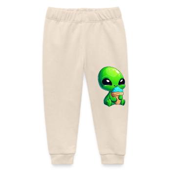 alien grün außerirdischer eis softeis blaues eis - Baby Organic Jogginghose Baby Tumbler von Stanley/Stella - Natur - Vorne