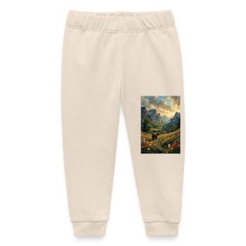 Bild Landschaft mit einem Bären. - Baby Organic Jogginghose Baby Tumbler von Stanley/Stella - Natur - Vorne