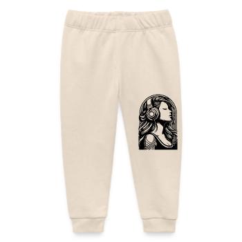 Lebendige Musik - Baby Organic Jogginghose Baby Tumbler von Stanley/Stella - Natur - Vorne