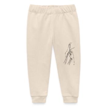 Safe - Baby Organic Sweatpants by Stanley/Stella - soft Ecru - Front