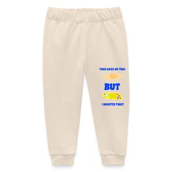 Klassisches Dressing oder Space Dressing - Baby Organic Jogginghose Baby Tumbler von Stanley/Stella - Natur - Vorne