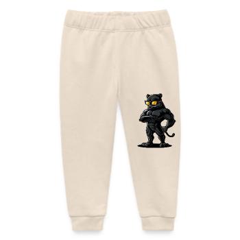 Panther Tier - Baby Organic Jogginghose Baby Tumbler von Stanley/Stella - Natur - Vorne